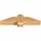 Ekena Millwork Eugene Smooth Timber Gable Bracket, Western Red Cedar, 36"W x 9"H x 3 1/2"D x 5 1/2"F, 6/12 Pitch GBW036X09X0406EUG00SWR - alternate 2